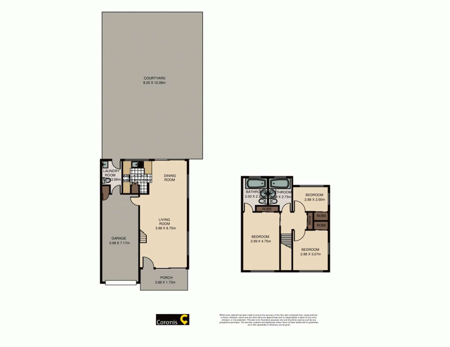 Floorplan of Homely townhouse listing, 5/239-249 Mooroondu Road, Thorneside QLD 4158