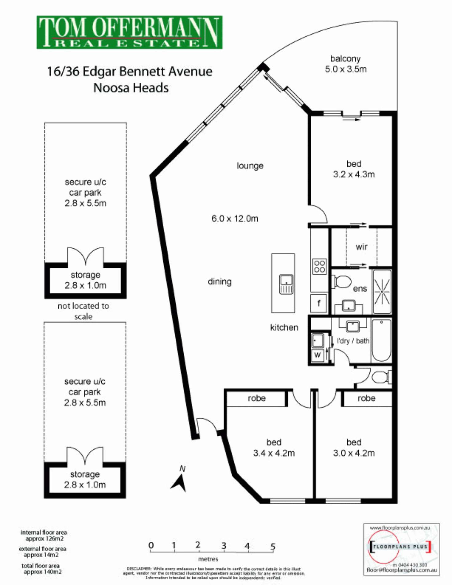 Floorplan of Homely unit listing, 16/36 Edgar Bennett Ave, Noosa Heads QLD 4567