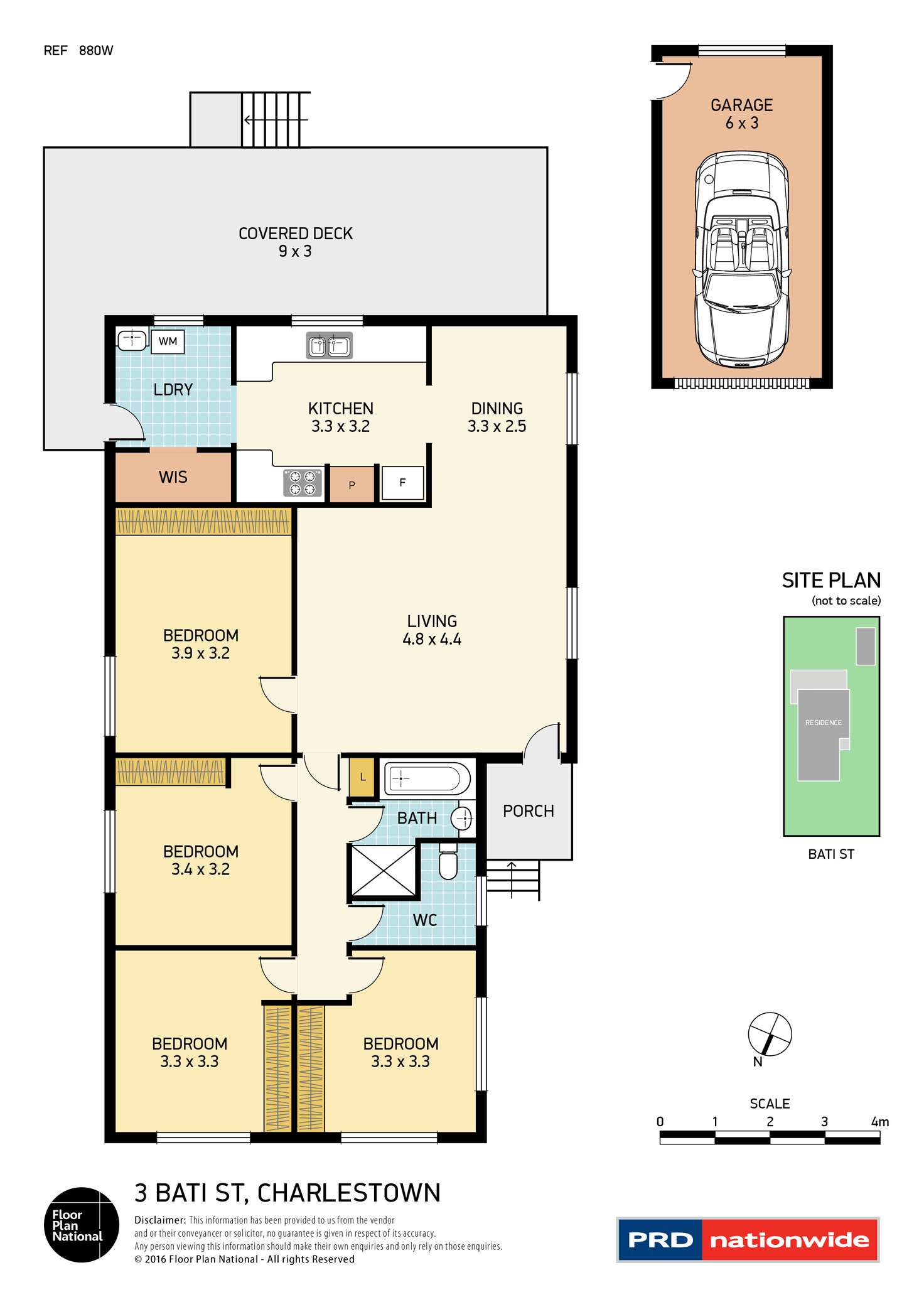Floorplan of Homely house listing, 3 Bati Street, Charlestown NSW 2290