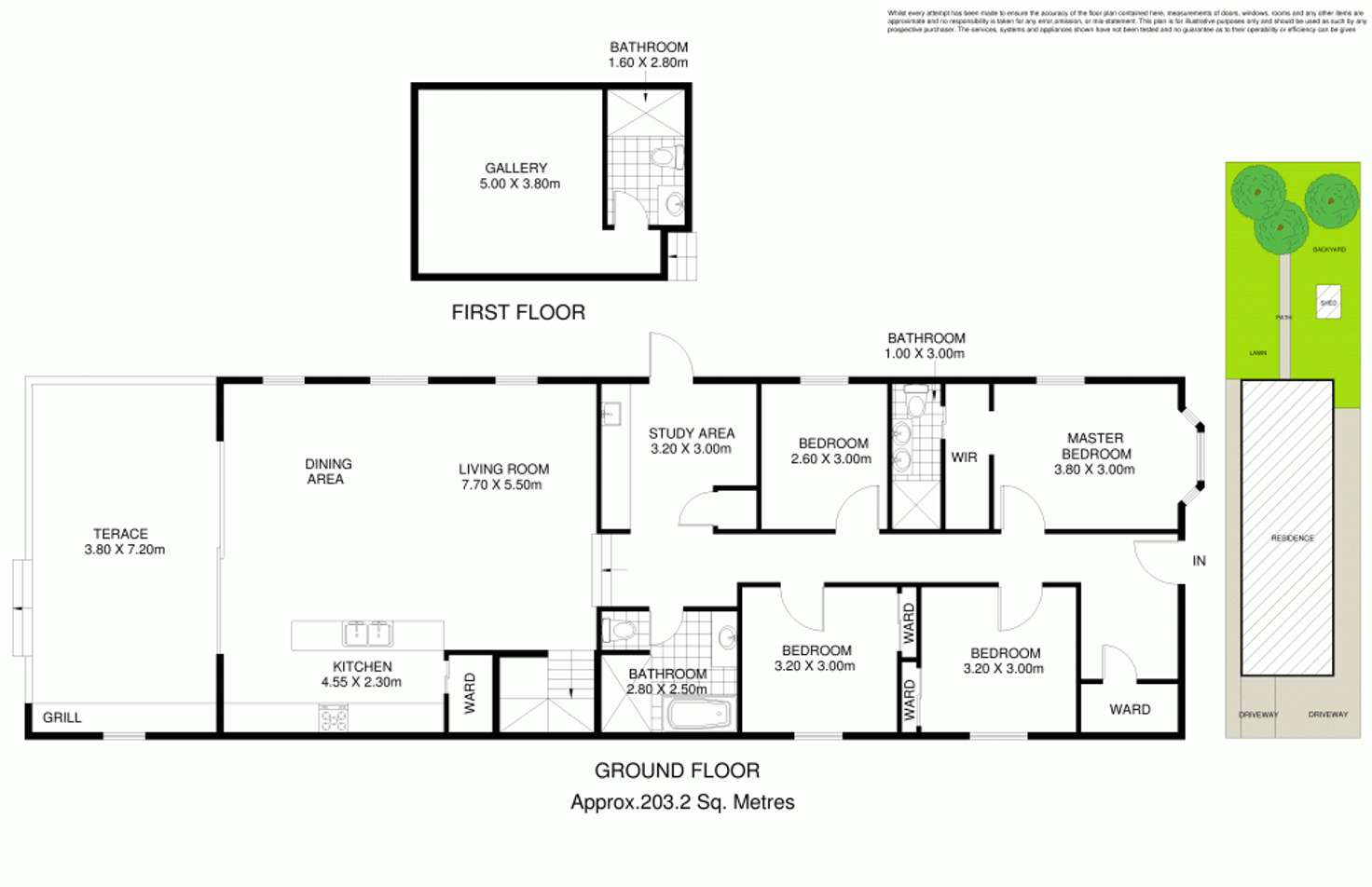 Floorplan of Homely house listing, 43 GORDON STREET, Stones Corner QLD 4120