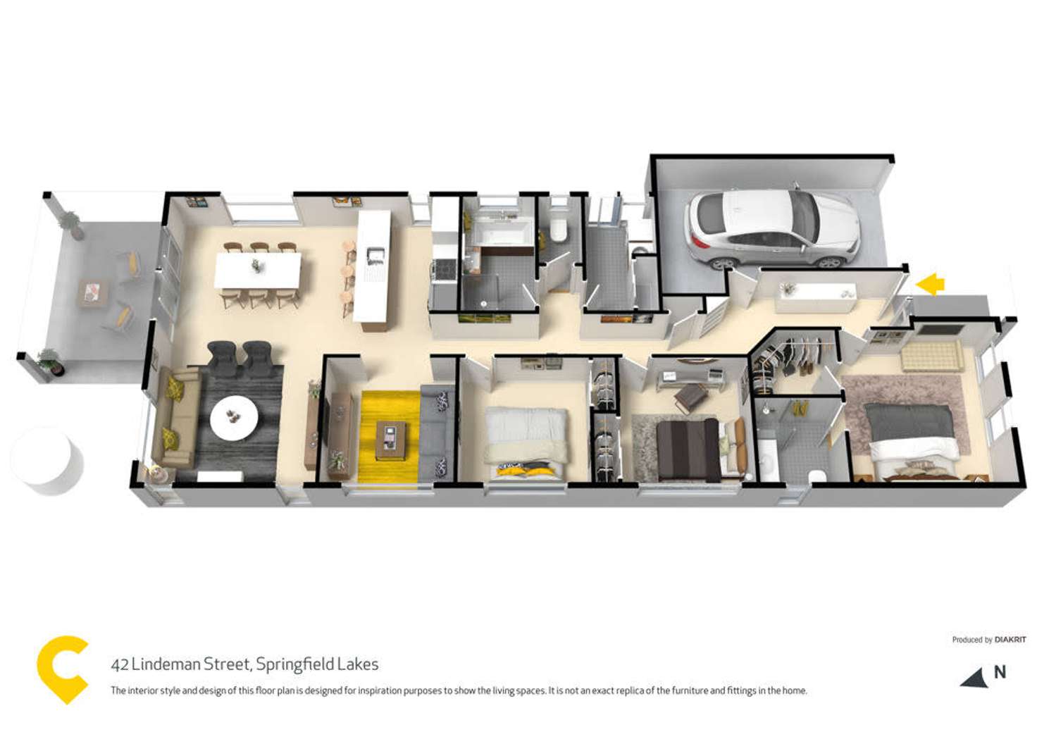 Floorplan of Homely house listing, 42 Lindeman Street, Springfield Lakes QLD 4300