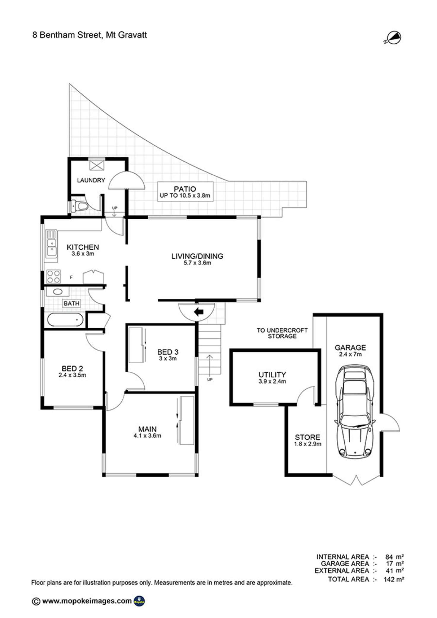 Floorplan of Homely house listing, 8 Bentham Street, Mount Gravatt QLD 4122