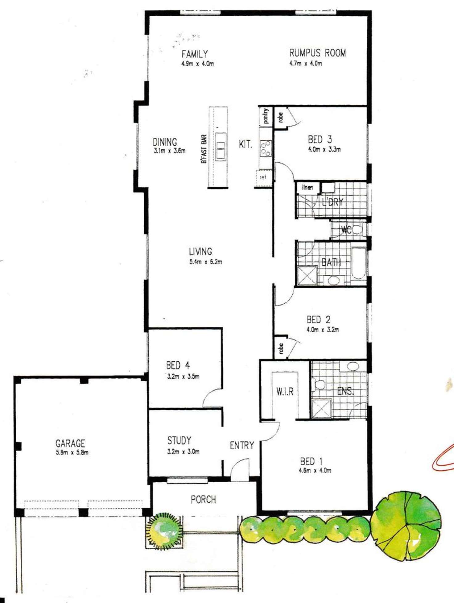 Floorplan of Homely house listing, 9 Cormorant Close, Cashmere QLD 4500