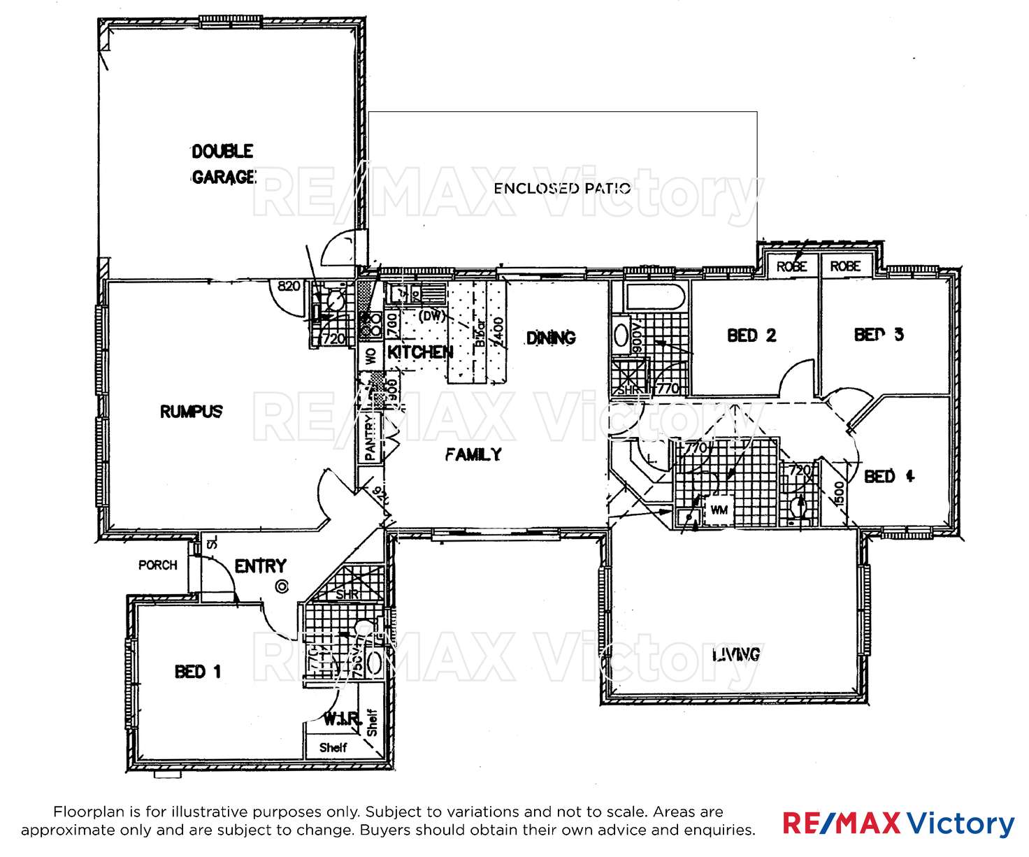 Floorplan of Homely acreageSemiRural listing, 11 Aroona Court, Wamuran QLD 4512