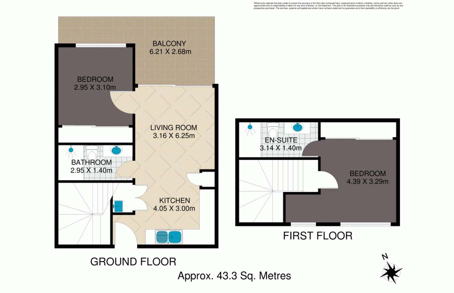 Floorplan of Homely unit listing, 6/29 Farm Street, Newmarket QLD 4051