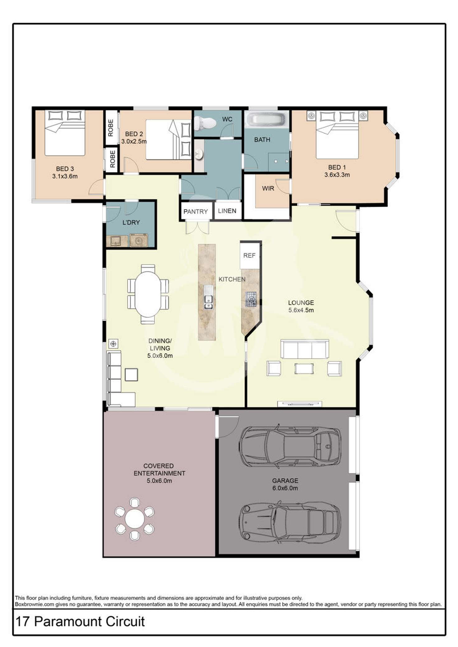 Floorplan of Homely house listing, 17 Paramount Circuit, Mcdowall QLD 4053