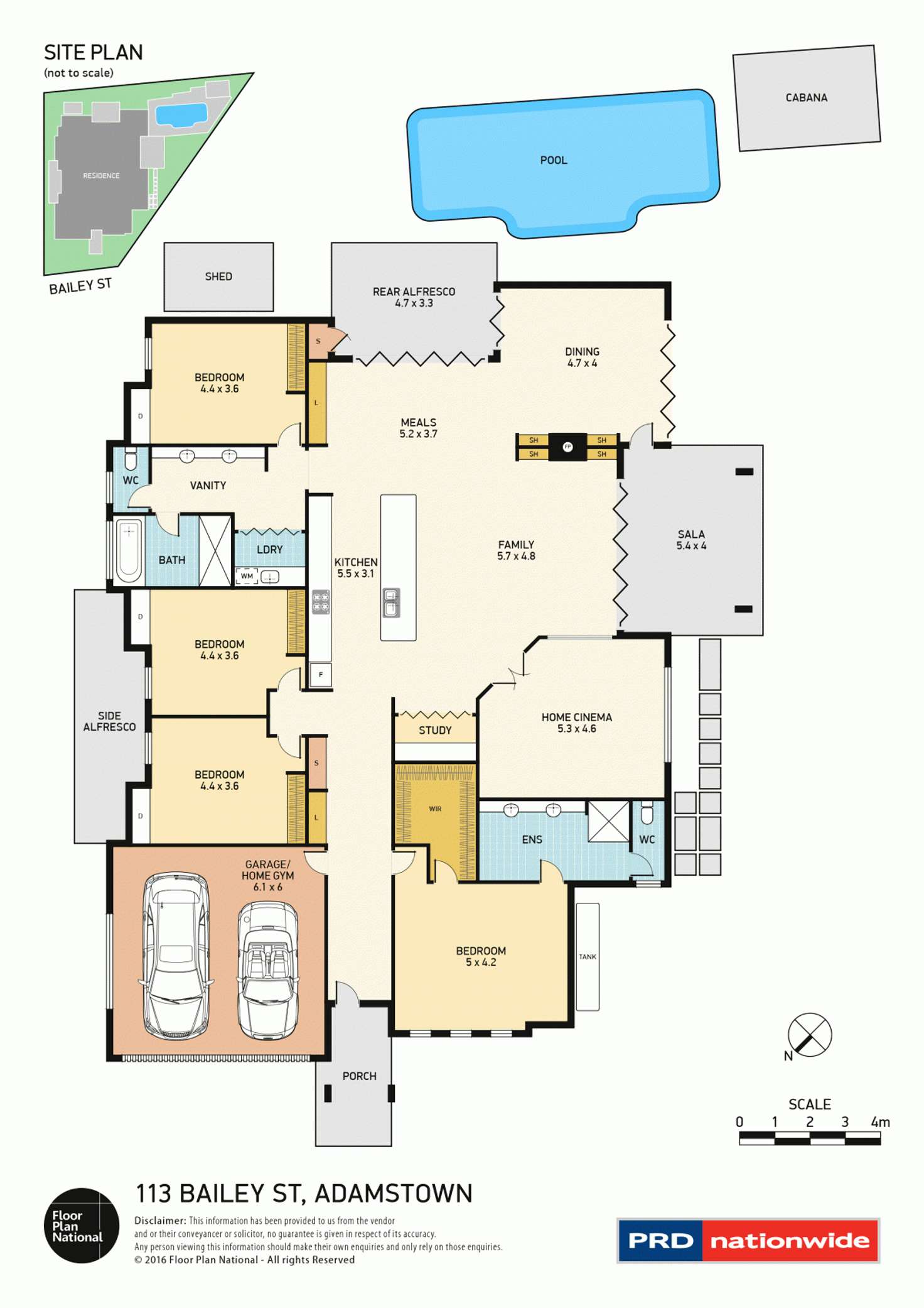 Floorplan of Homely house listing, 113 Bailey Street, Adamstown NSW 2289