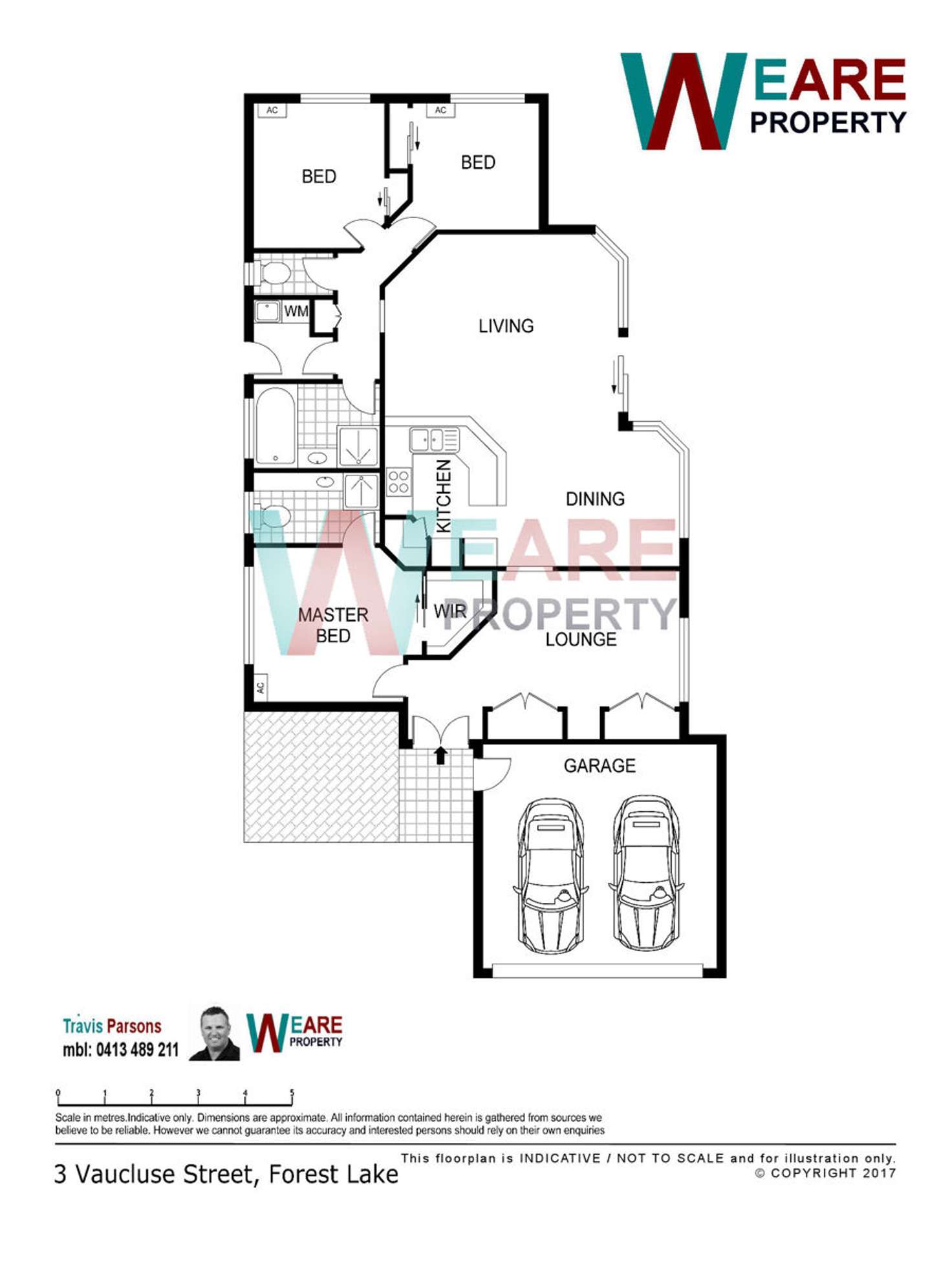 Floorplan of Homely house listing, 3 Vaucluse Street, Forest Lake QLD 4078