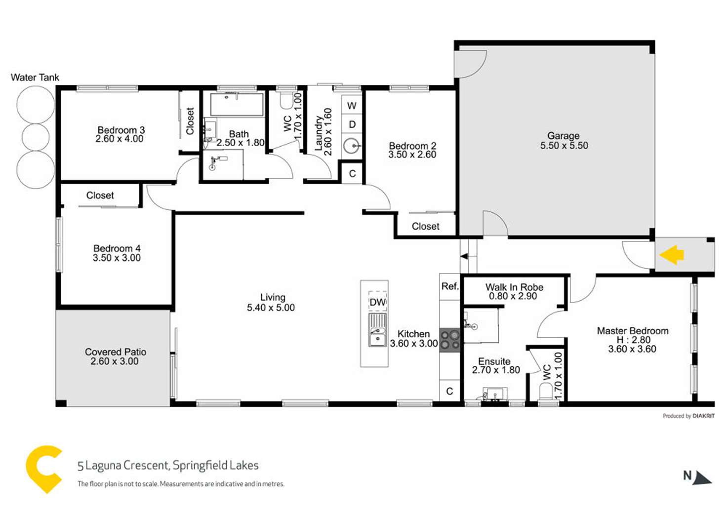 Floorplan of Homely house listing, 5 zLaguna Crescent, Springfield Lakes QLD 4300