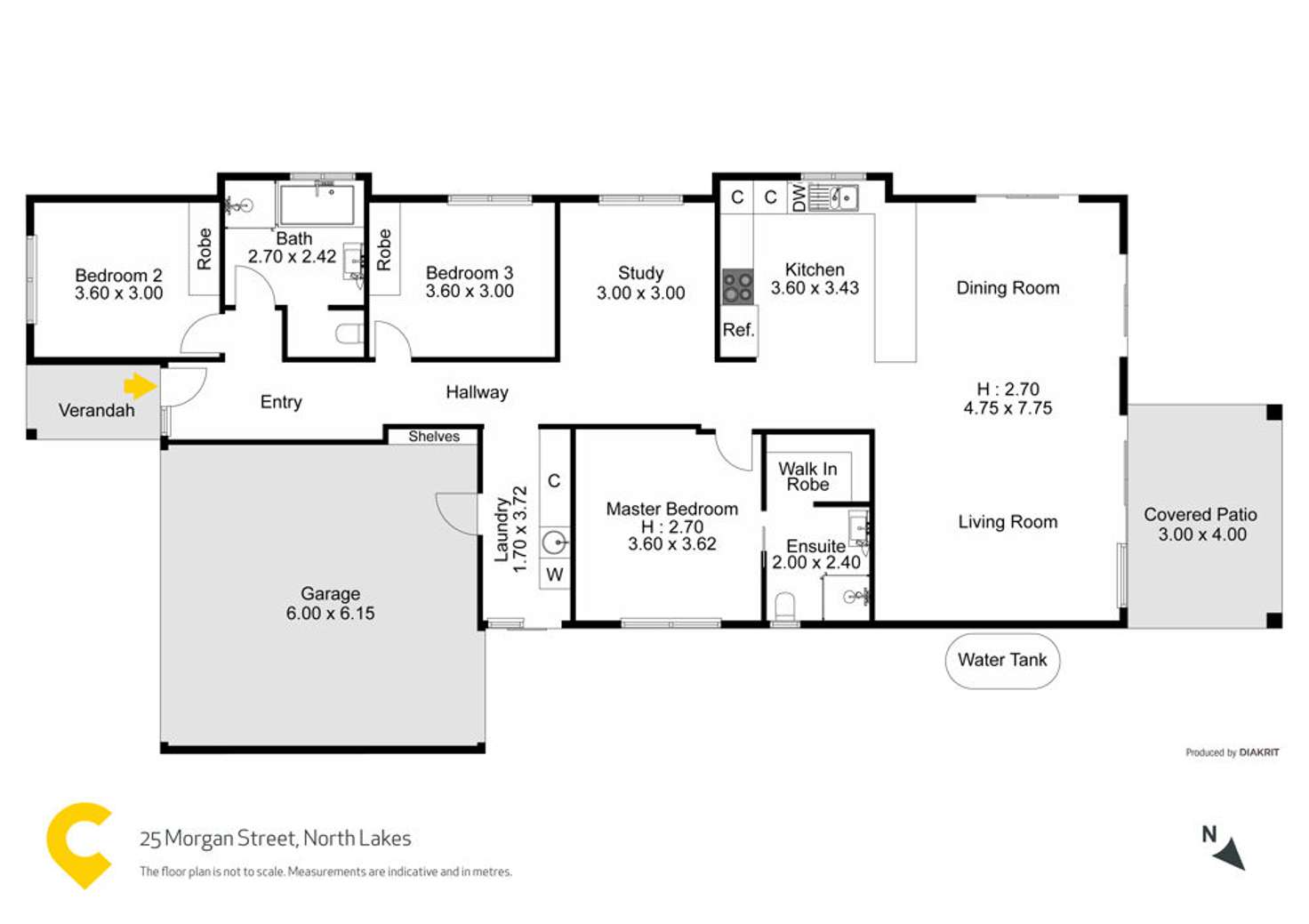 Floorplan of Homely house listing, 25 Morgan Street, North Lakes QLD 4509