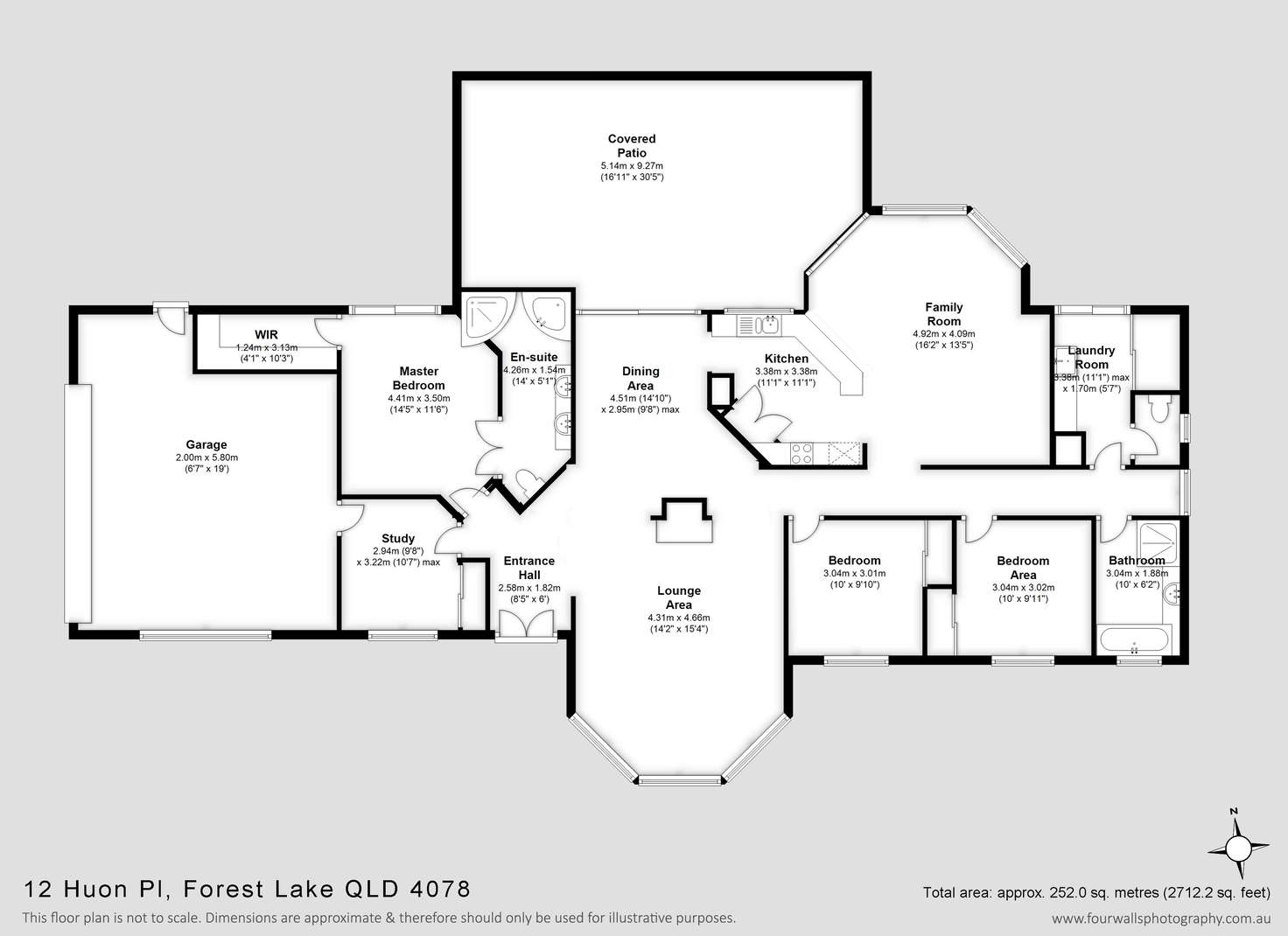 Floorplan of Homely house listing, 12 Huon Pl, Forest Lake QLD 4078