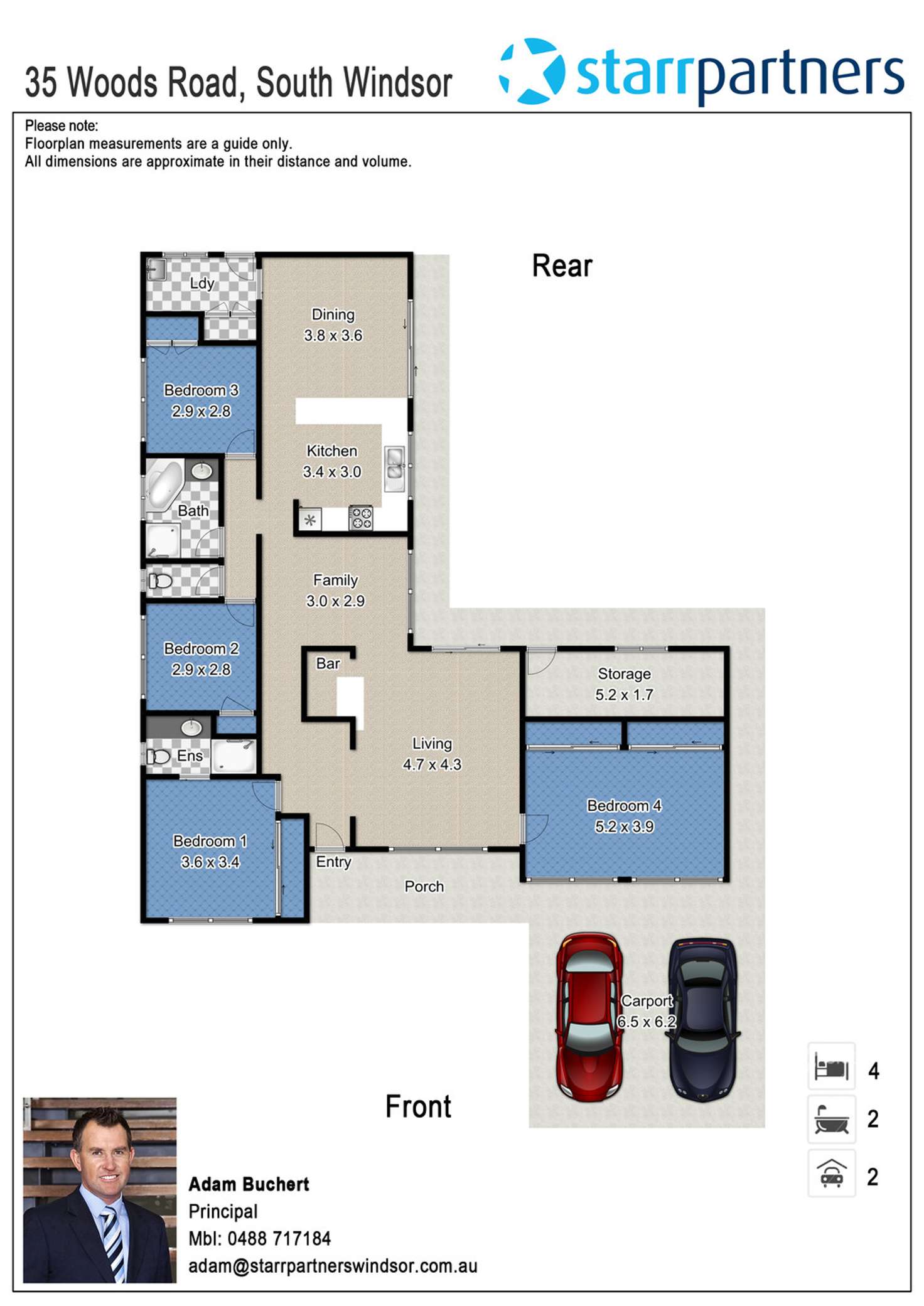 Floorplan of Homely house listing, 35 Woods Road, South Windsor NSW 2756