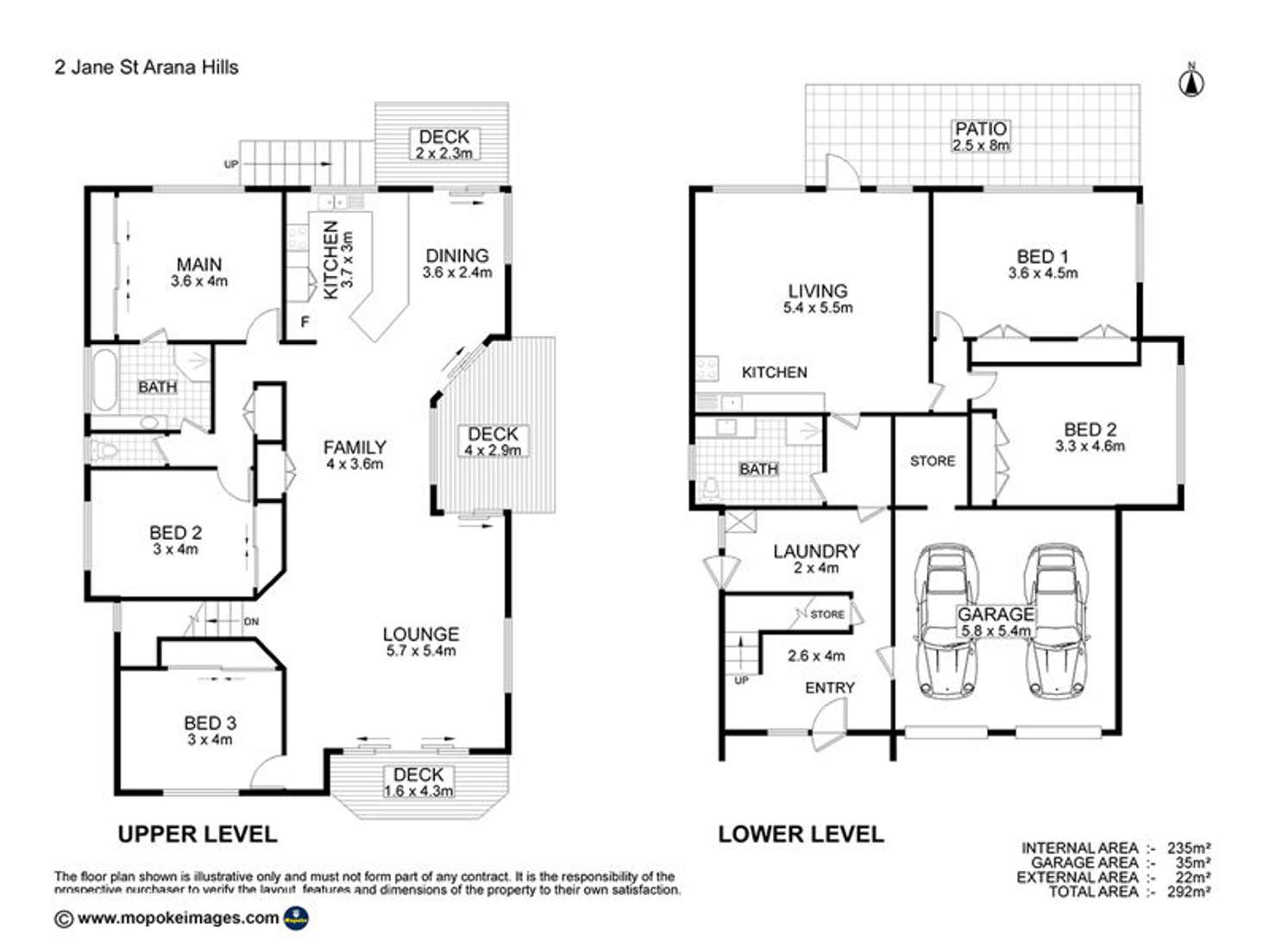 Floorplan of Homely house listing, 2 Jane St, Arana Hills QLD 4054