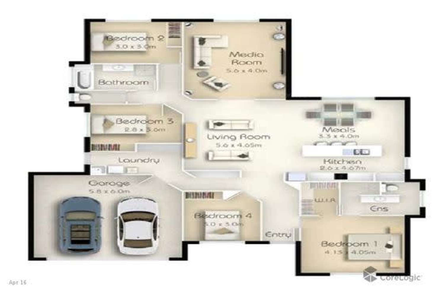 Floorplan of Homely house listing, 16 Leopardtree Drive, Upper Caboolture QLD 4510