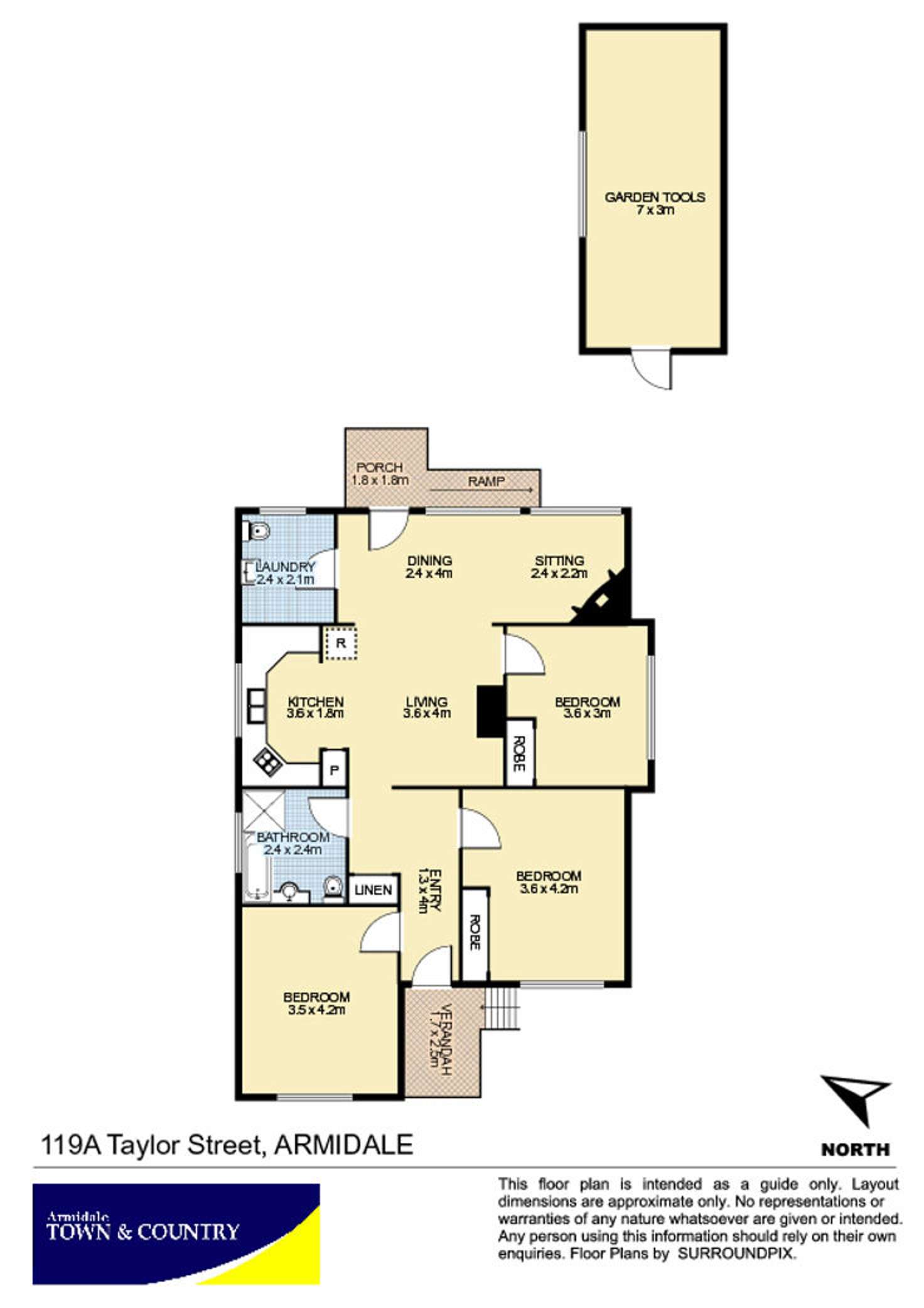 Floorplan of Homely house listing, 119A Taylor Street, Armidale NSW 2350