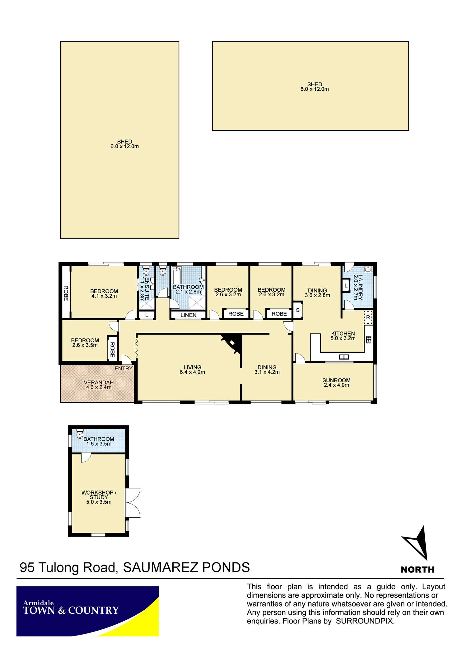 Floorplan of Homely house listing, 95 Tulong Road, Armidale NSW 2350