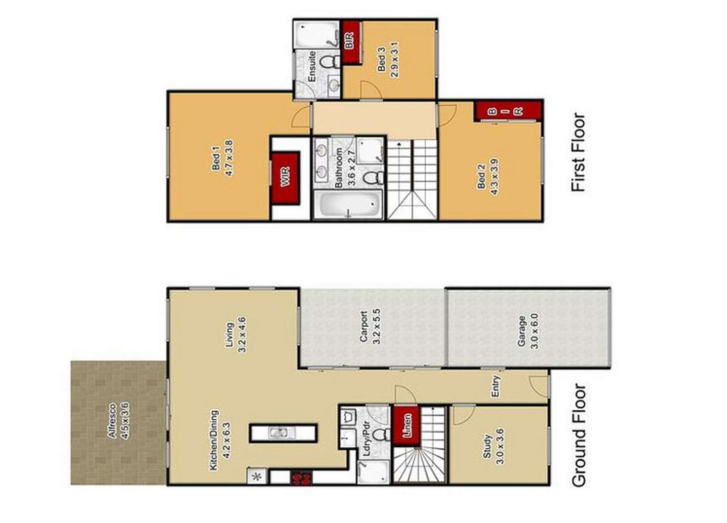 Floorplan of Homely house listing, 11 Pearson Street, Bligh Park NSW 2756