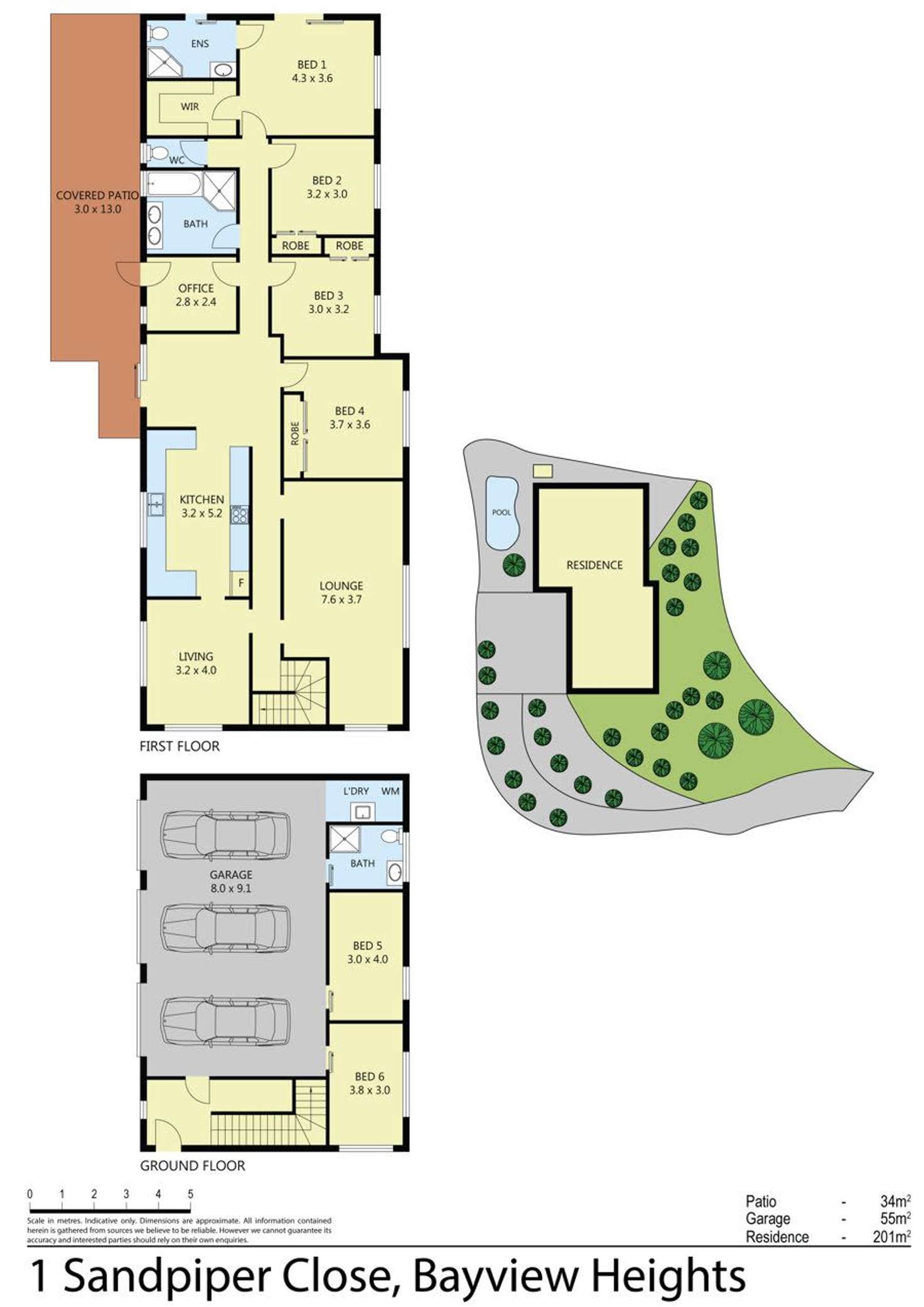 Floorplan of Homely house listing, 1 Sandpiper Court, Bayview Heights QLD 4868