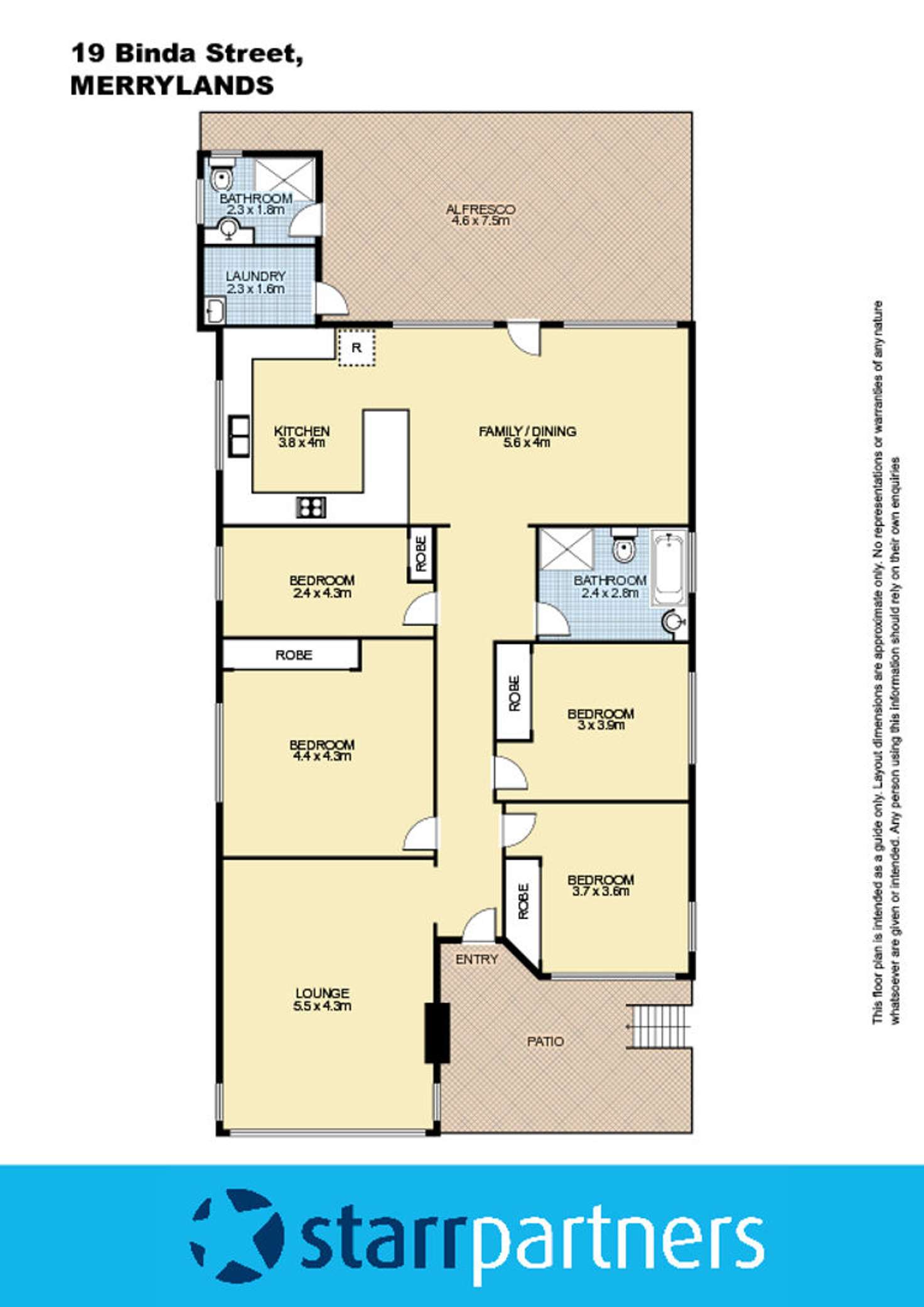 Floorplan of Homely house listing, 19 Binda Street, Merrylands NSW 2160