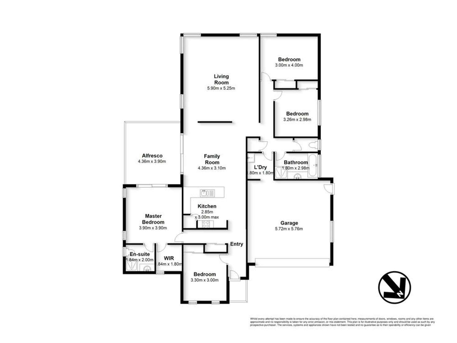 Floorplan of Homely house listing, 3 Rivulet Place, Bellmere QLD 4510