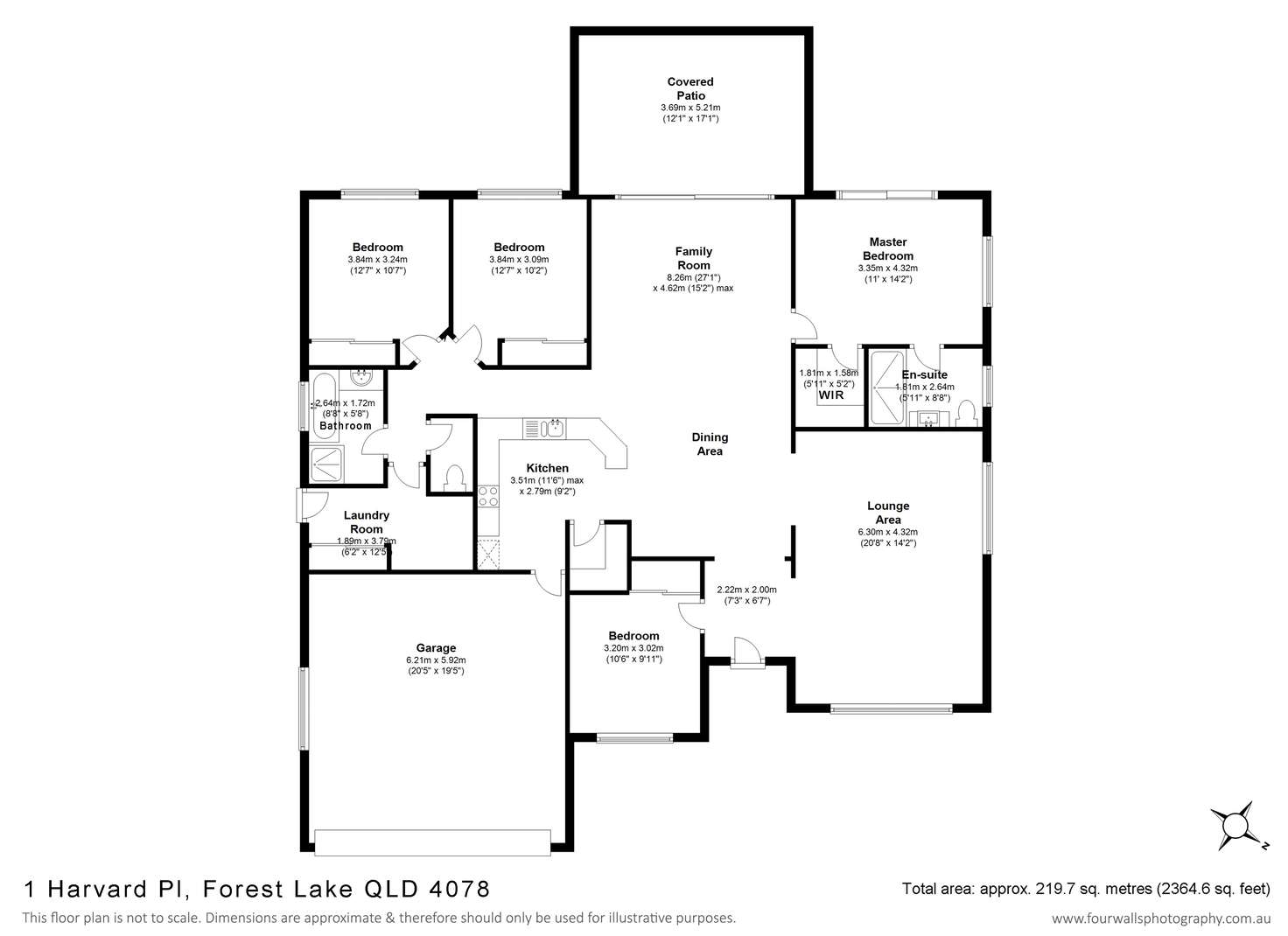 Floorplan of Homely house listing, 1 Harvard Pl, Forest Lake QLD 4078