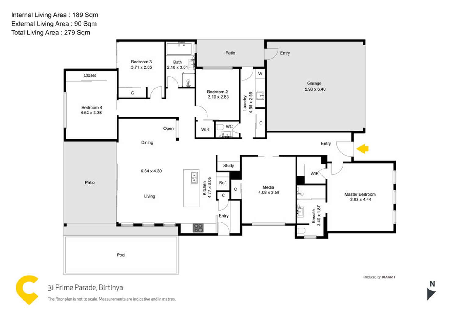 Floorplan of Homely house listing, 31 Prime Parade, Birtinya QLD 4575