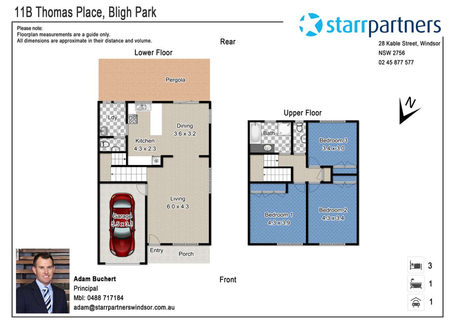 Floorplan of Homely house listing, 11b Thomas Place, Bligh Park NSW 2756