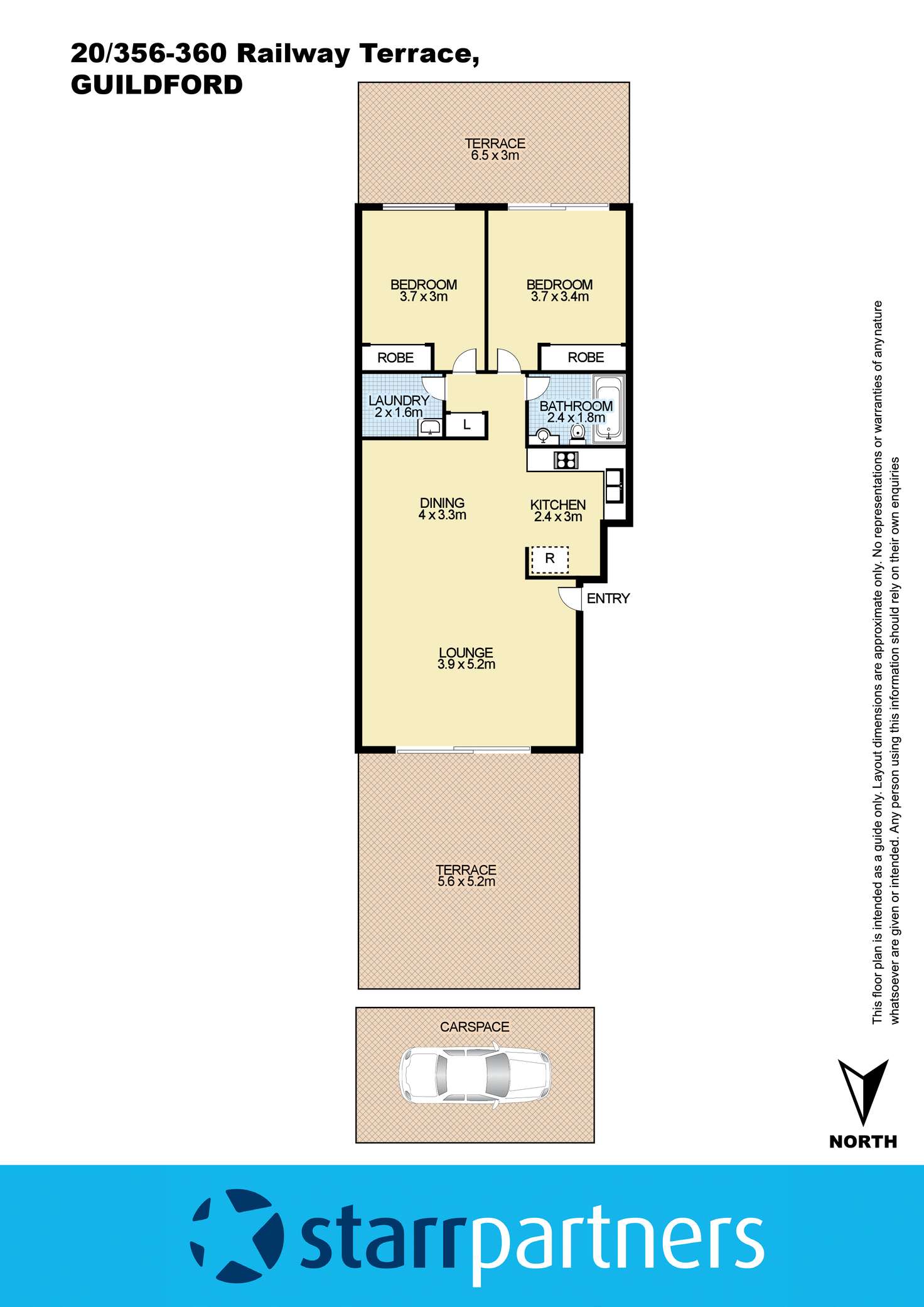 Floorplan of Homely unit listing, 20/356-360 Railway Terrace (Archived), Guildford NSW 2161