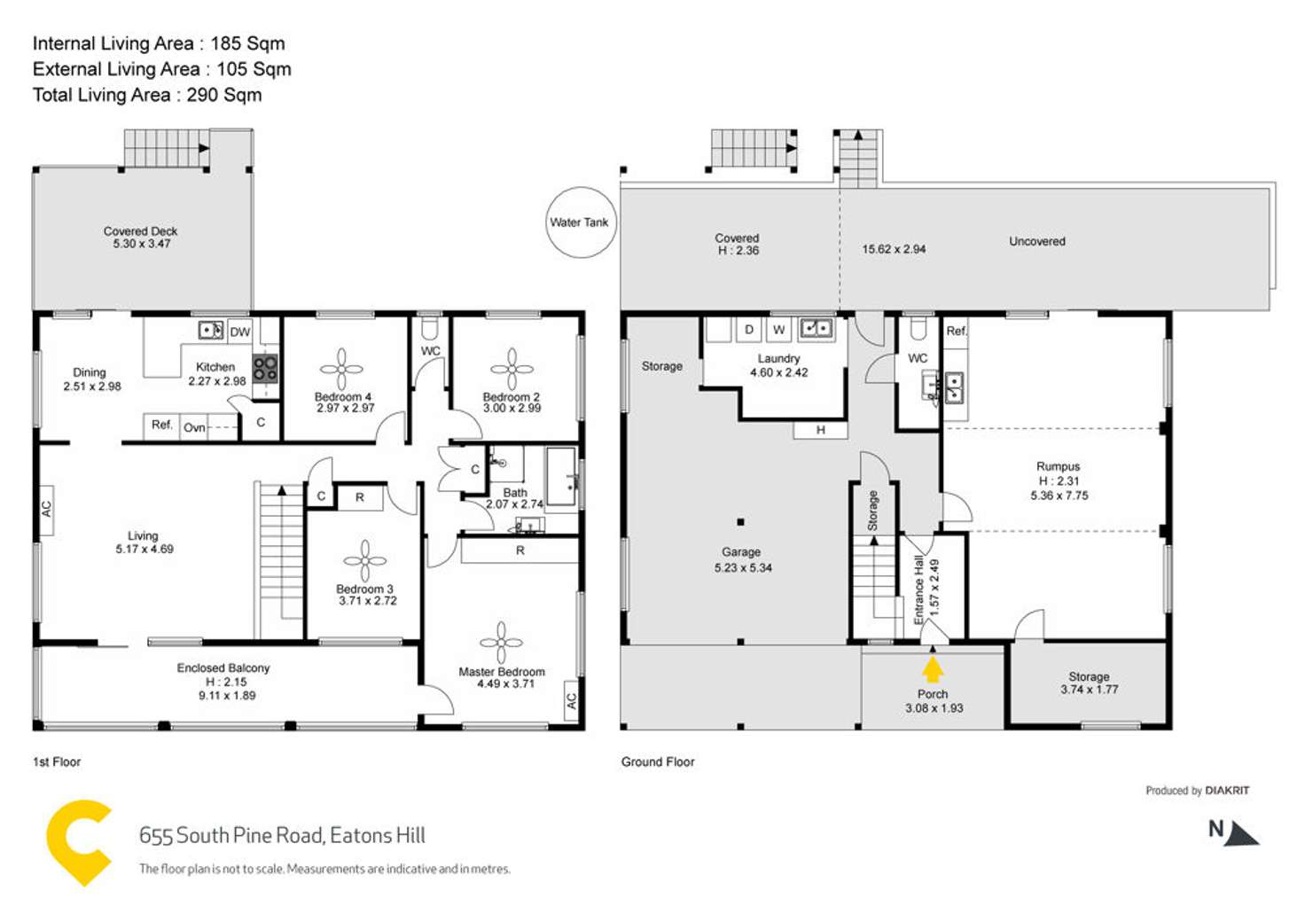 Floorplan of Homely house listing, 655 South Pine Road, Eatons Hill QLD 4037