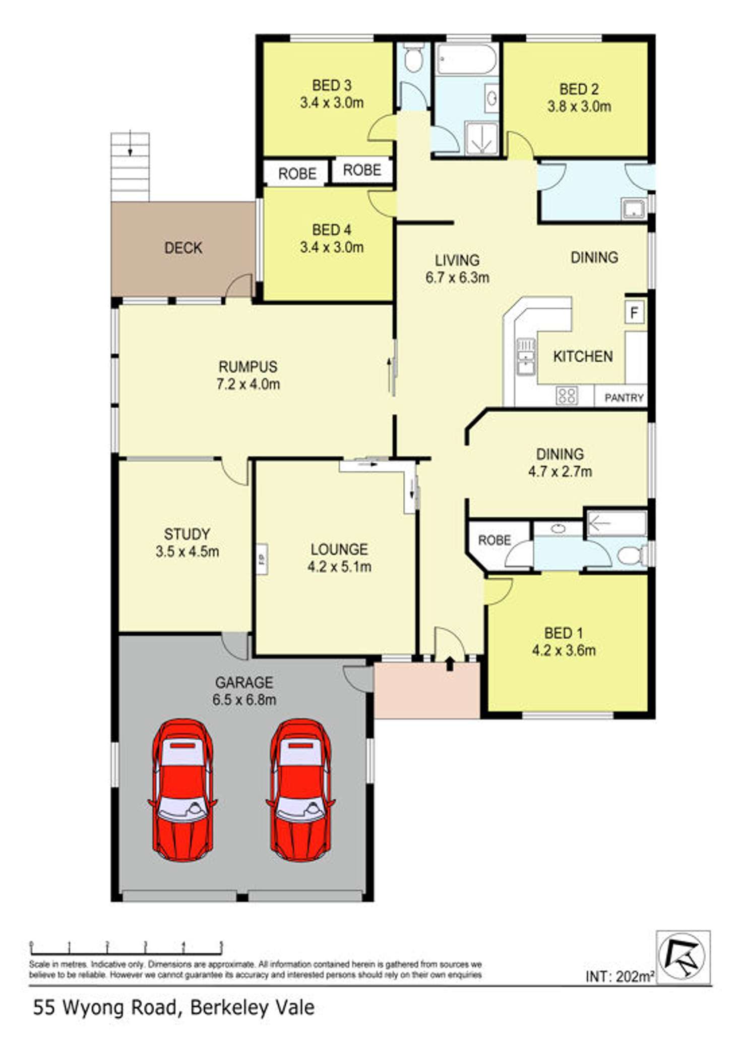 Floorplan of Homely house listing, 55 Wyong Road, Berkeley Vale NSW 2261