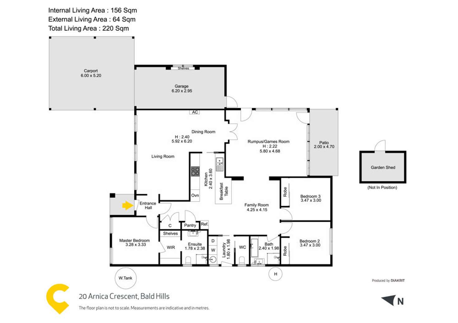 Floorplan of Homely house listing, 20 Arnica Crescent, Bald Hills QLD 4036