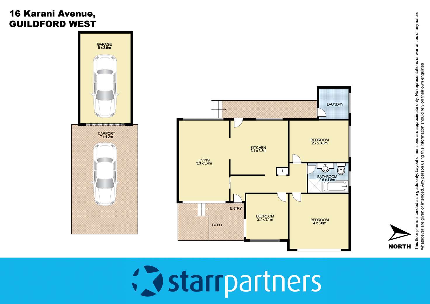 Floorplan of Homely house listing, 16 Karani Avenue, Guildford NSW 2161