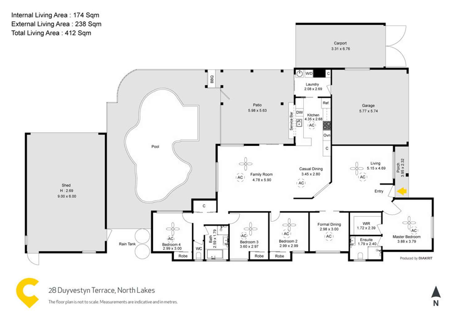 Floorplan of Homely house listing, 28 Duyvestyn Terrace, Murrumba Downs QLD 4503