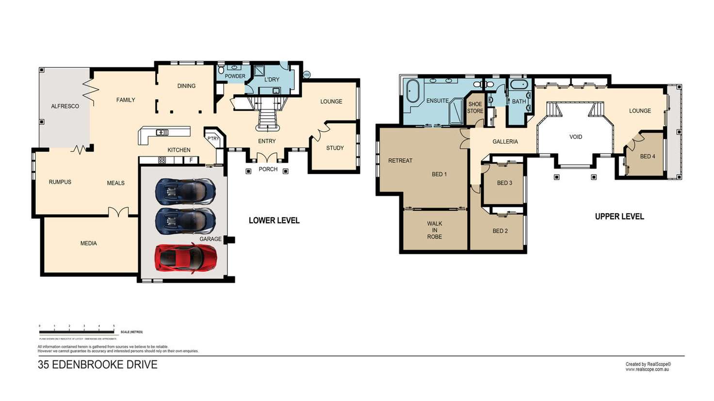 Floorplan of Homely house listing, 35 Edenbrooke Drive, Sinnamon Park QLD 4073
