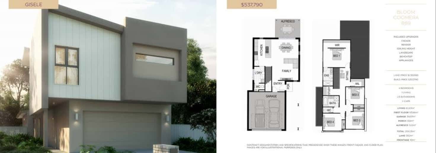 Floorplan of Homely house listing, Coomera Waters, Coomera Waters QLD 4209