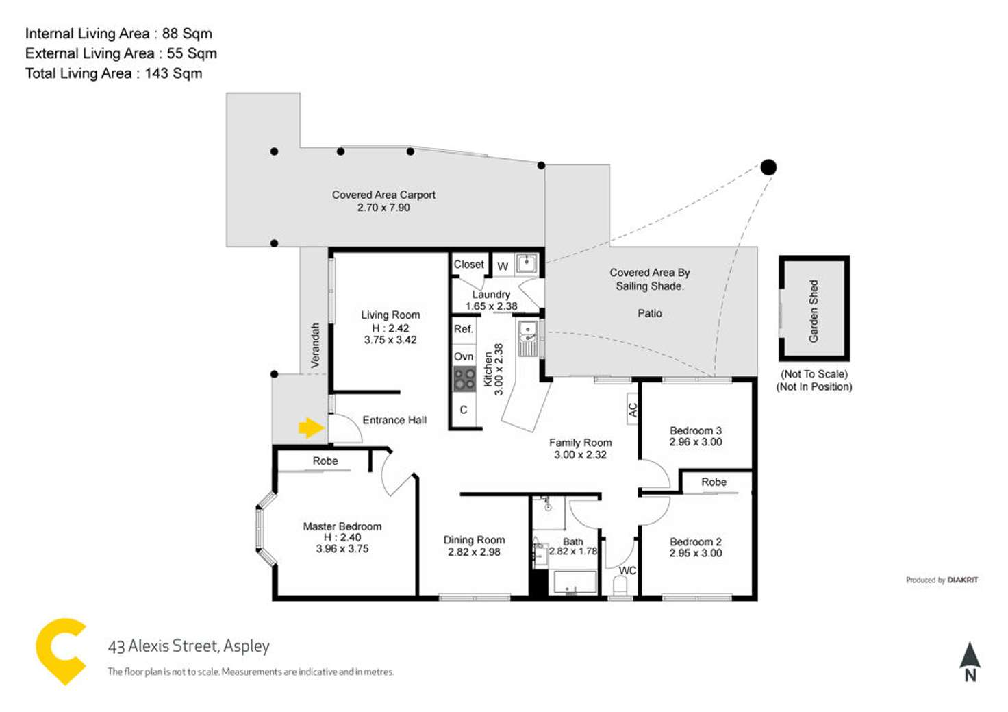 Floorplan of Homely house listing, 43 Alexis Street, Aspley QLD 4034