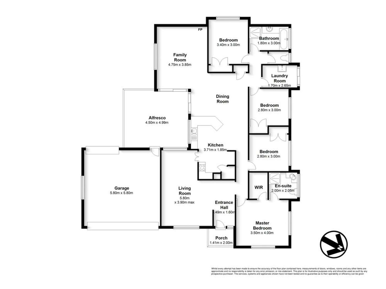Floorplan of Homely house listing, 60 Brandella Place, Belmont QLD 4153