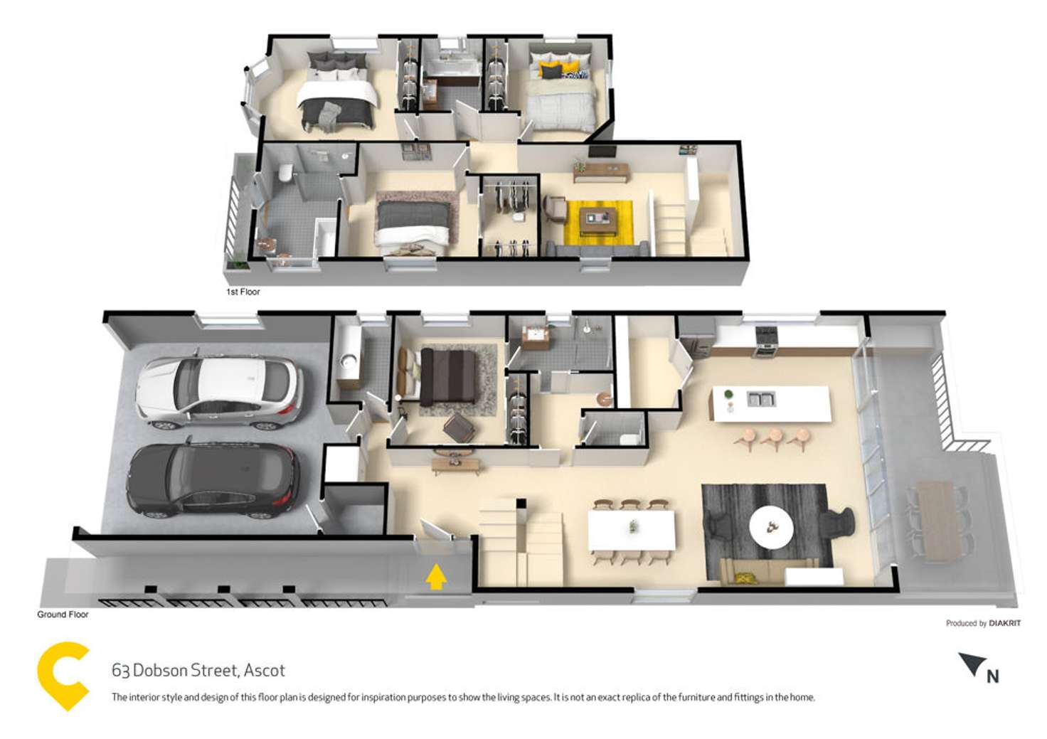 Floorplan of Homely house listing, 63 Dobson Street, Ascot QLD 4007