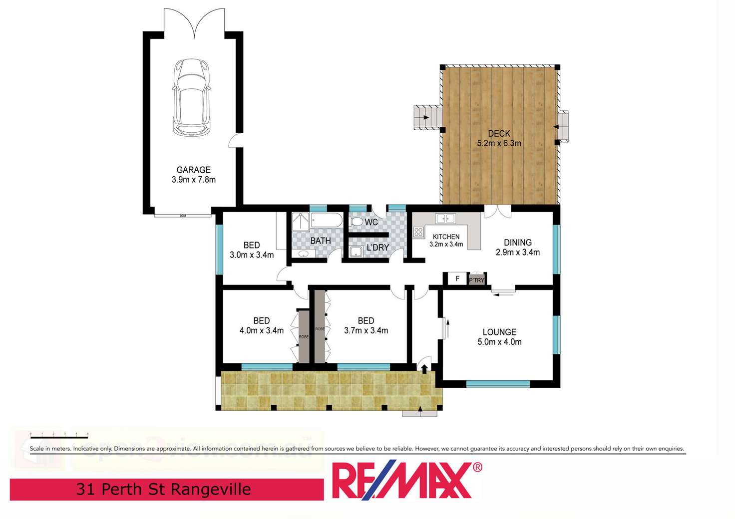 Floorplan of Homely house listing, 31 Perth Street, Rangeville QLD 4350