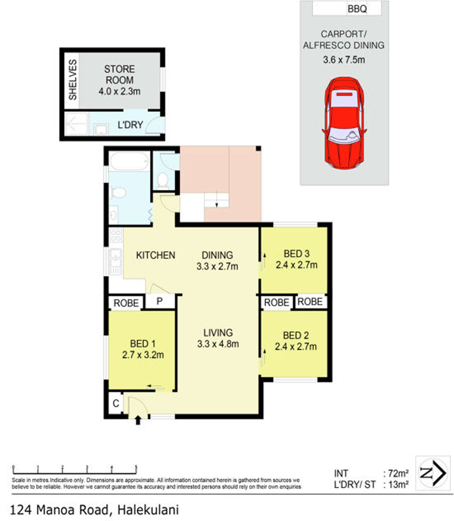 Floorplan of Homely house listing, 124 Manoa Road, Halekulani NSW 2262