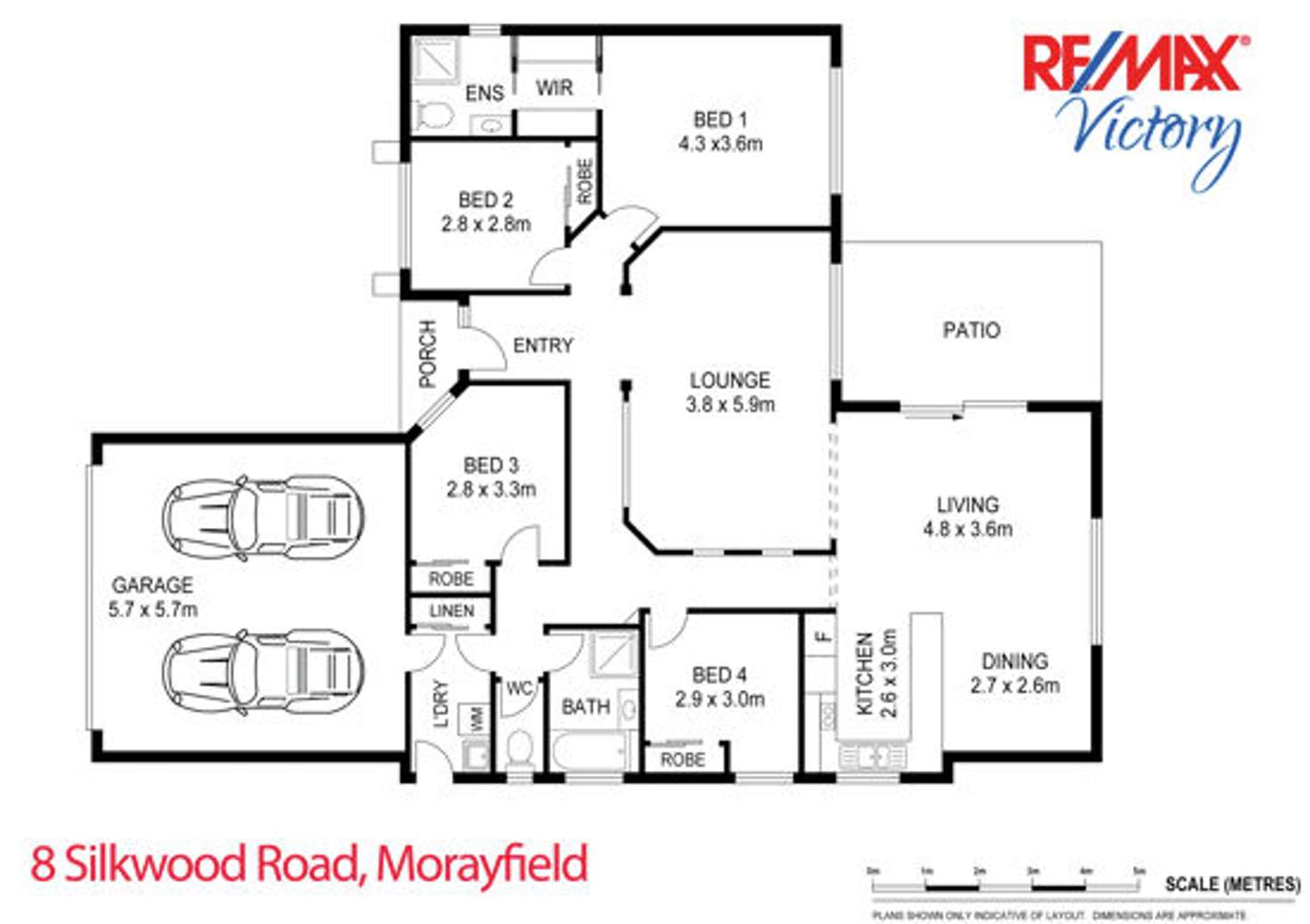Floorplan of Homely house listing, 8 Silkwood Road, Morayfield QLD 4506