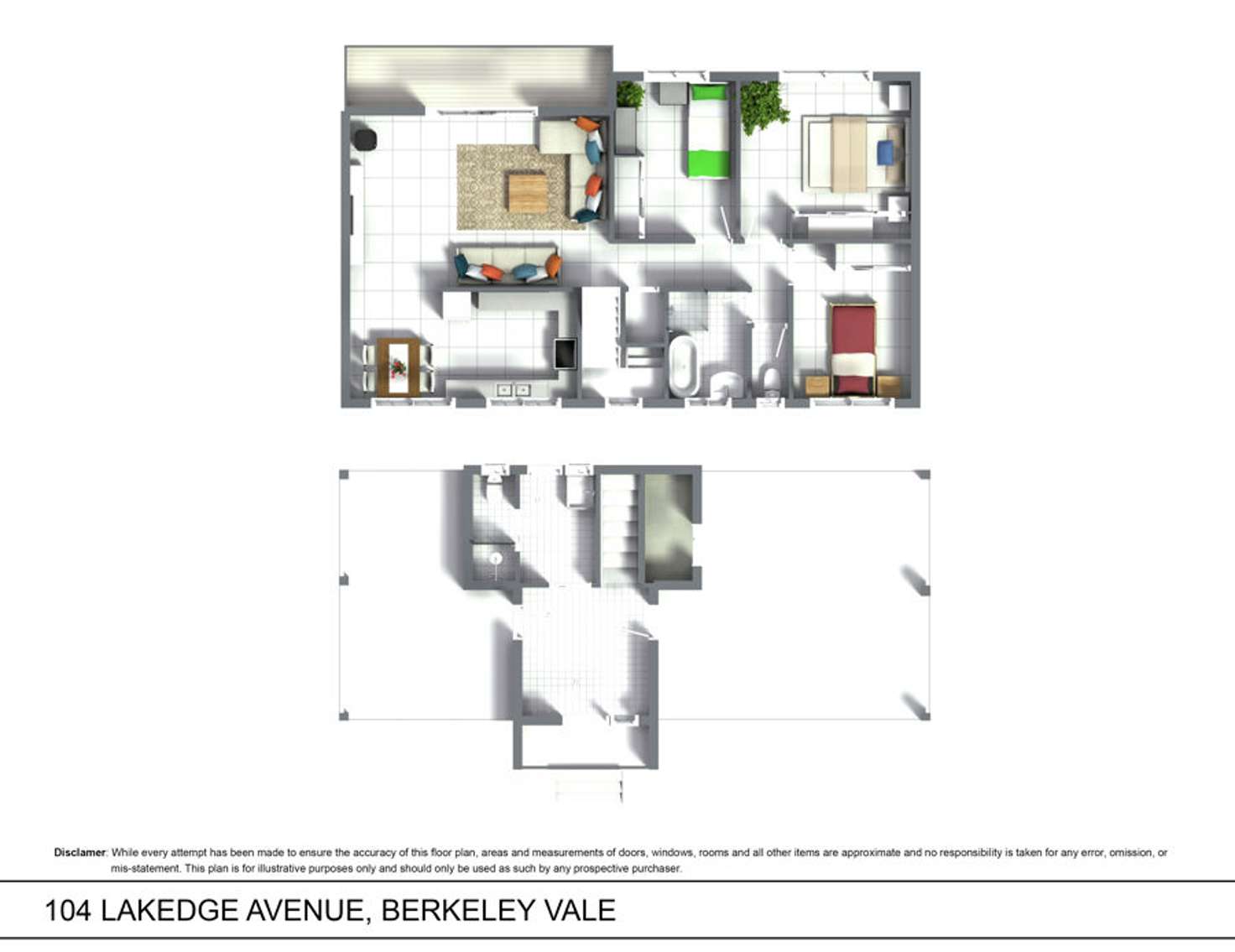Floorplan of Homely house listing, 104 Lakedge Avenue, Berkeley Vale NSW 2261