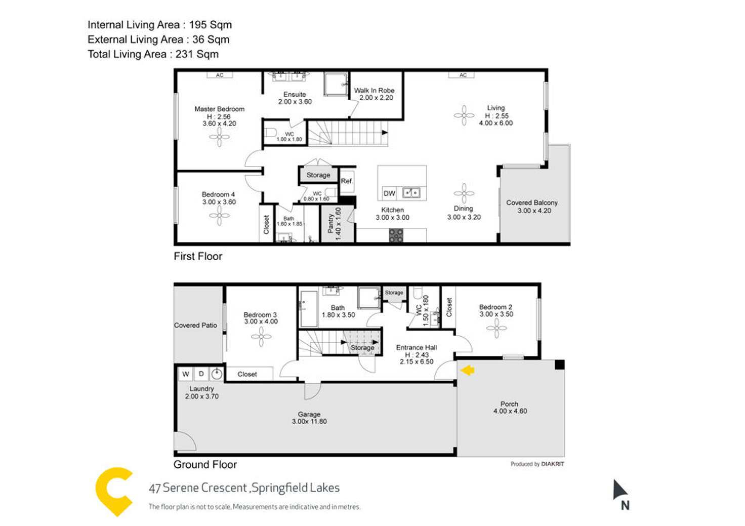 Floorplan of Homely house listing, 47 Serene Crescent, Springfield Lakes QLD 4300
