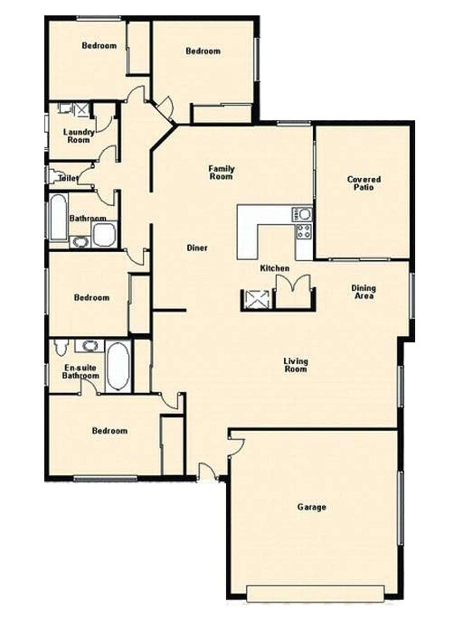 Floorplan of Homely house listing, 4 Pitkin Avenue, Bellmere QLD 4510