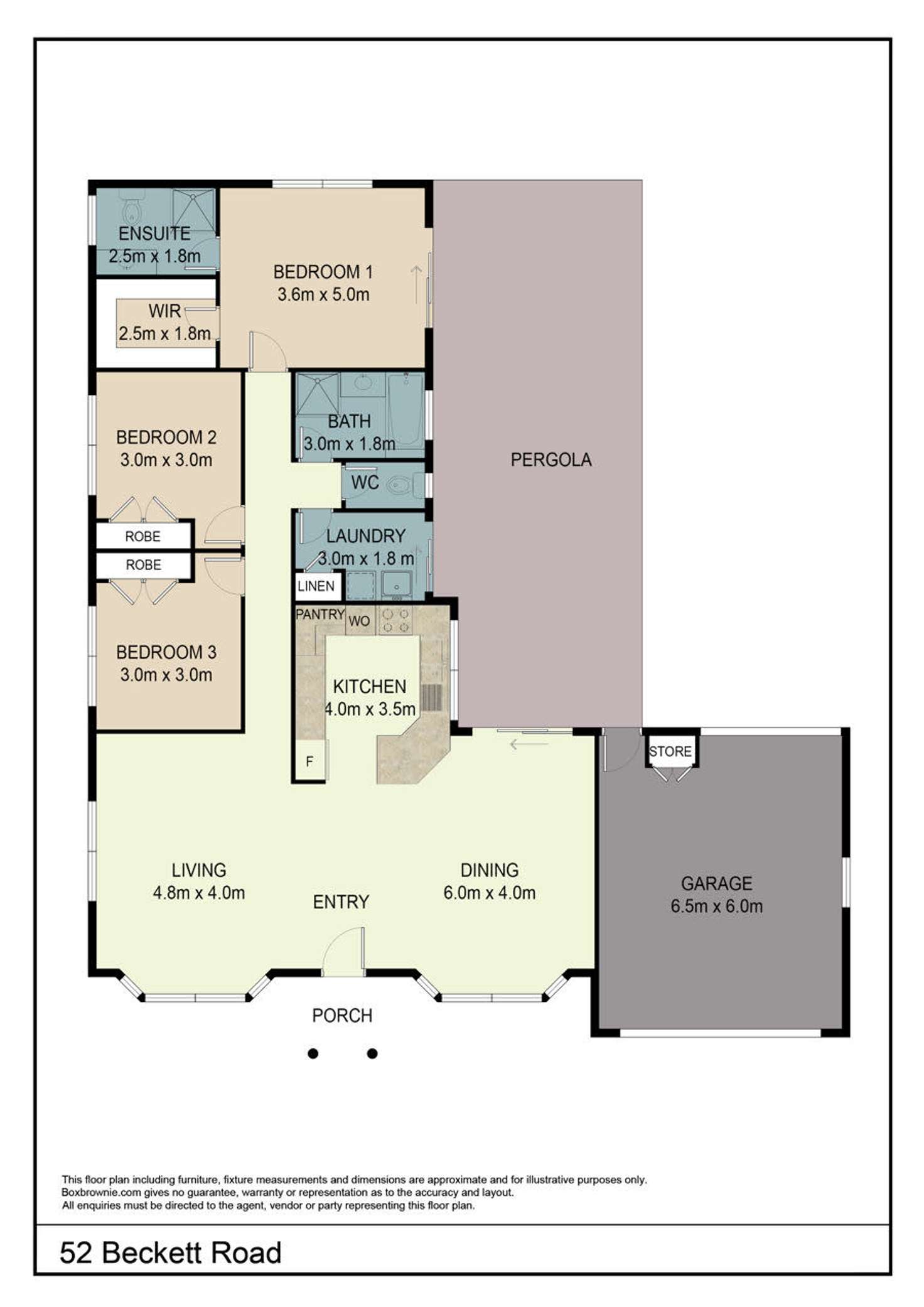 Floorplan of Homely house listing, 52 Beckett Road, Mcdowall QLD 4053