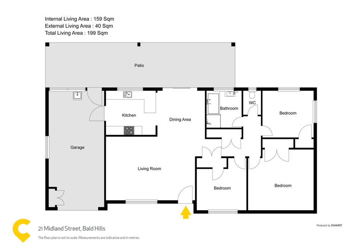 Floorplan of Homely house listing, 21 Midland Street, Bald Hills QLD 4036