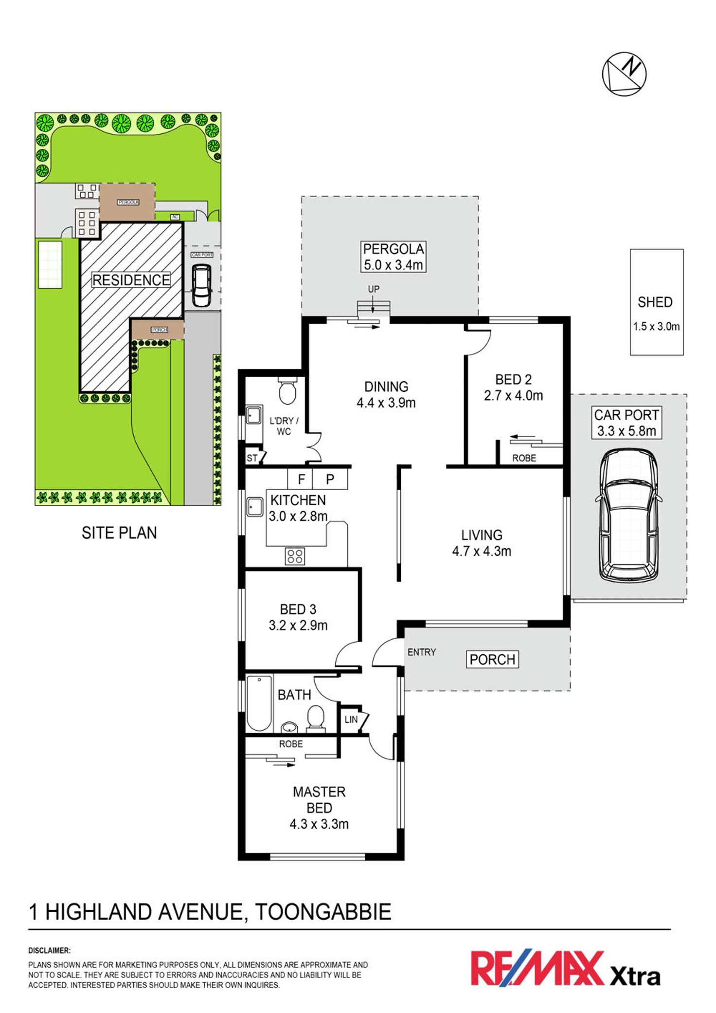 Floorplan of Homely house listing, 1 Highland Avenue, Toongabbie NSW 2146