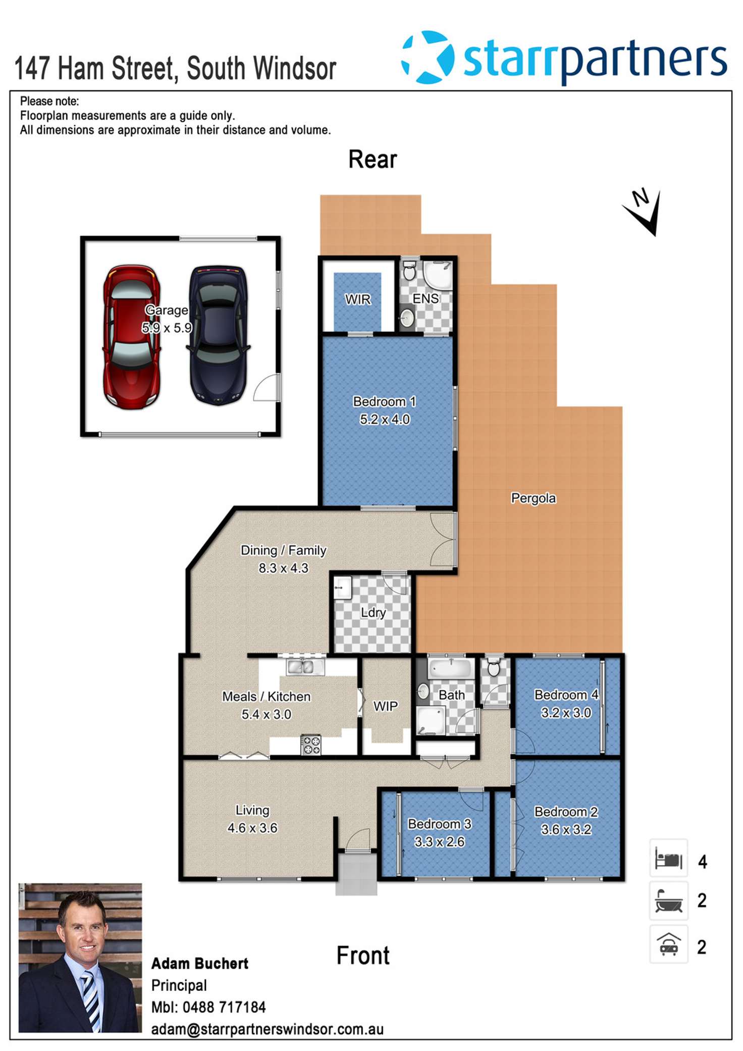 Floorplan of Homely house listing, 147 Ham Street, South Windsor NSW 2756