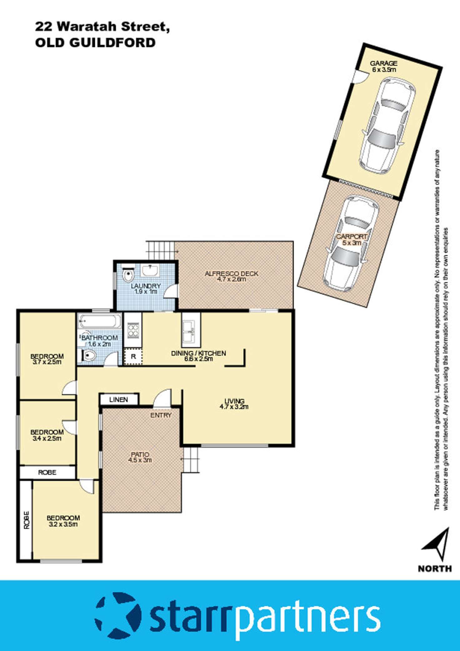 Floorplan of Homely house listing, 22 Waratah Street, Guildford NSW 2161