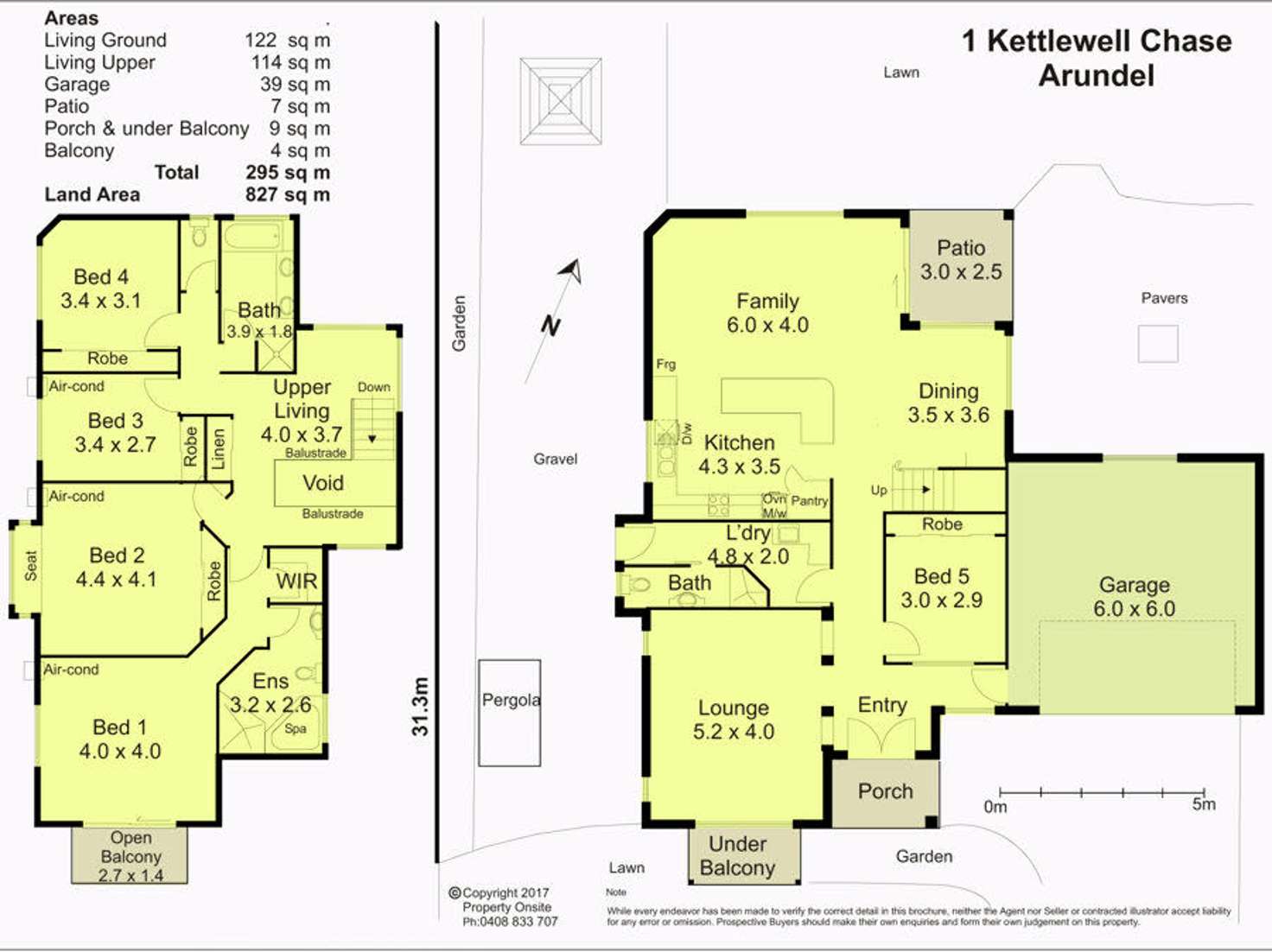 Floorplan of Homely house listing, 1 Kettlewell Chase, Arundel QLD 4214
